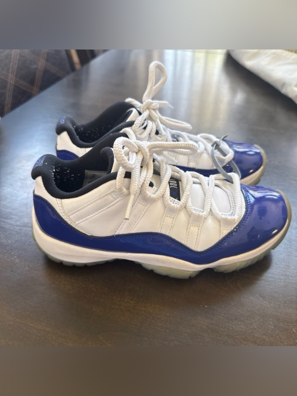 Women’s Air Jordans 1 retro low concord sneakers